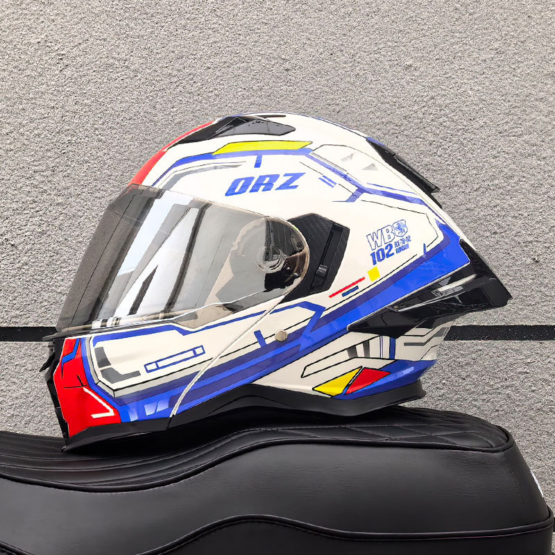 Capacete Modular Unissex para  - Modular Flip Up Motorcycle Helmet Dot Approved avaliação e preço