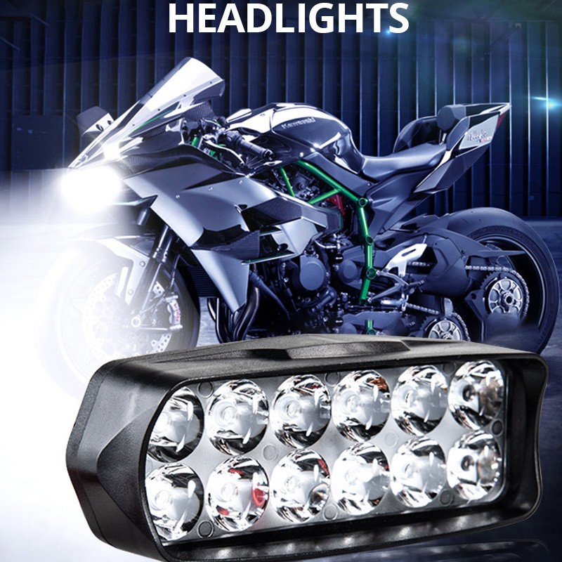 Spot Head Light para motocicle - Universal Motorcycle Led Headlight Projector avaliação e preço