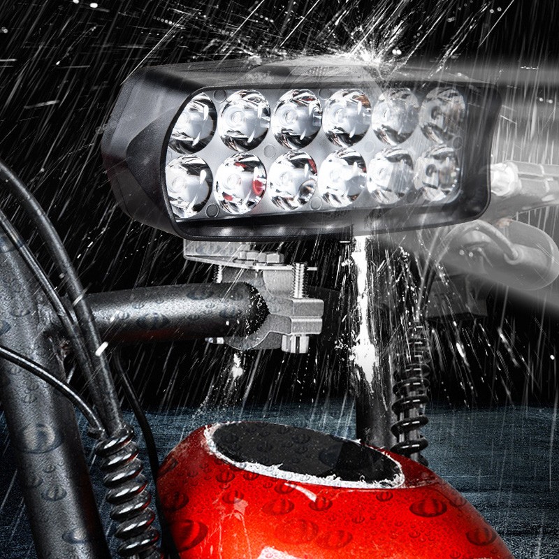 Spot Head Light para motocicle - Universal Motorcycle Led Headlight Projector avaliação e preço