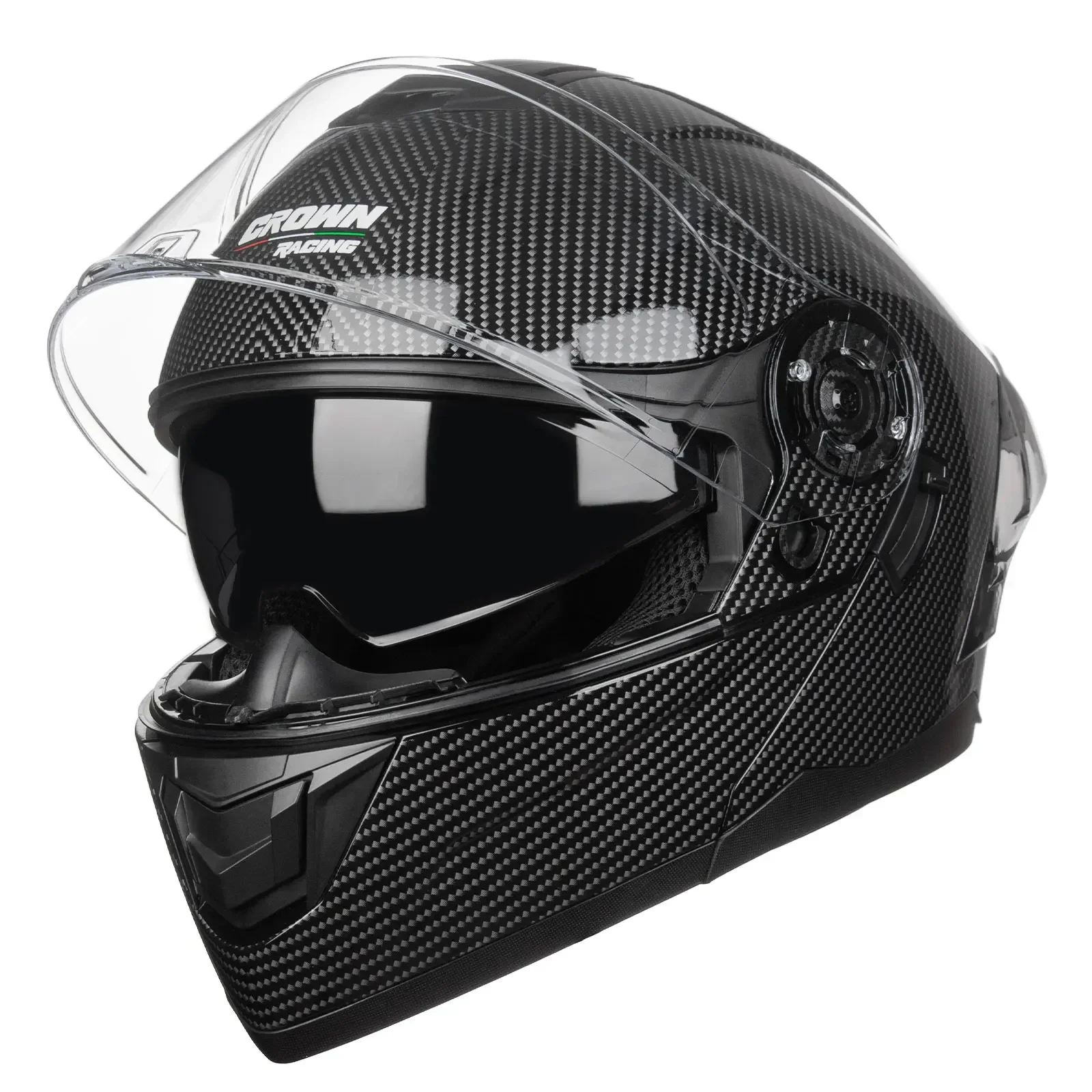 Capacete modular para motocicl - Dual Visor Motorcycle Racing Helmet avaliação e preço