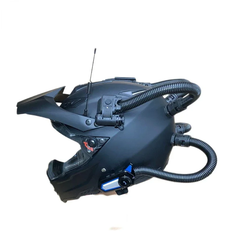 Capacete retrô para motociclet - Full Face Motorcycle Helmet With Bluetooth avaliação e preço