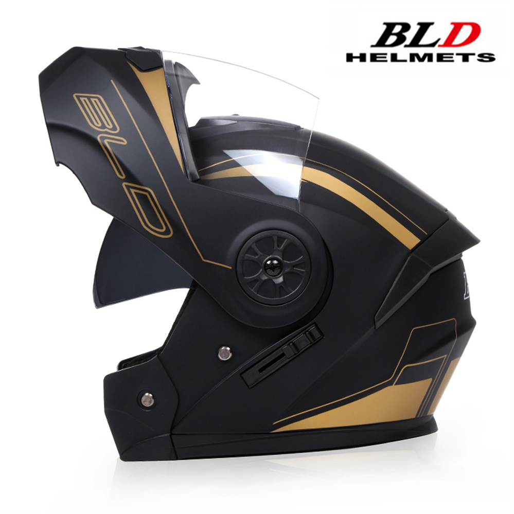 Personalizado rosto cheio casc - Modular Flip Up Motorcycle Helmet Dot Approved avaliação e preço
